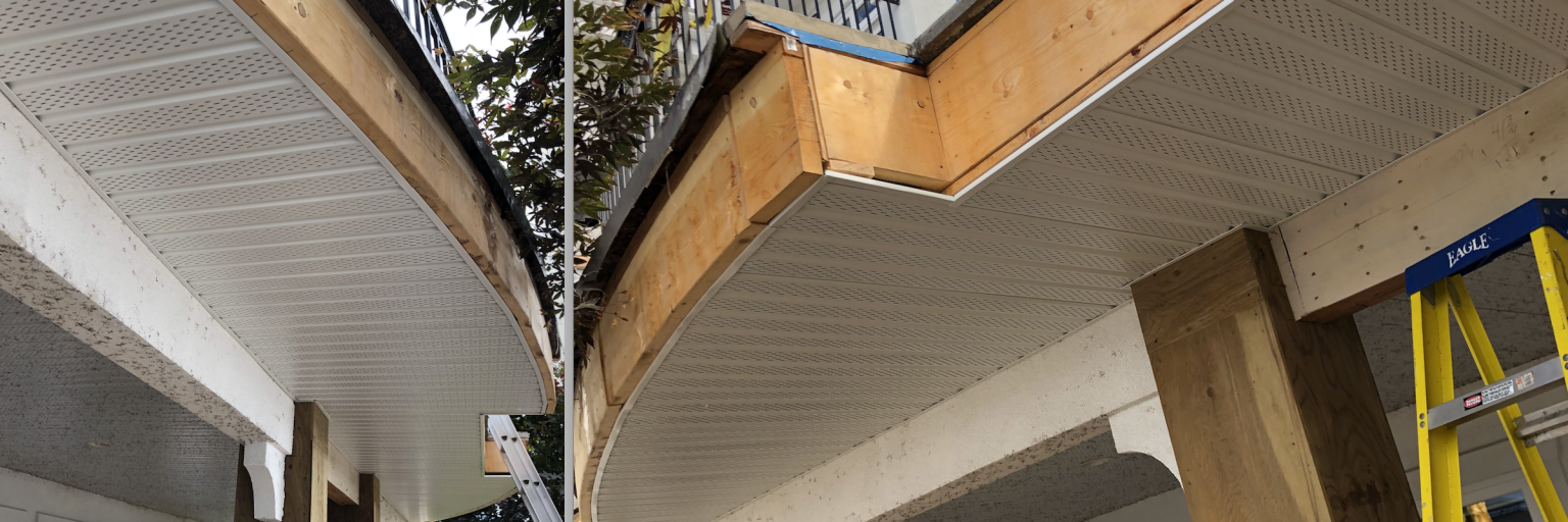 Aluminum Vented Soffit Armour Grade Fascia Boards Fascia Cladding