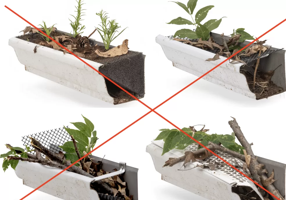 Different types of leaf guards in kelowna that are not effective